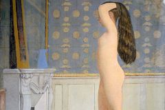 01B Nude Before A Mirror - Balthus 1955 - Robert Lehman Collection New York Metropolitan Museum Of Art.jpg
